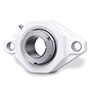 Polymer Retainer Material 2 Bolt Flange Grip Tight Adapter Mount Bearing